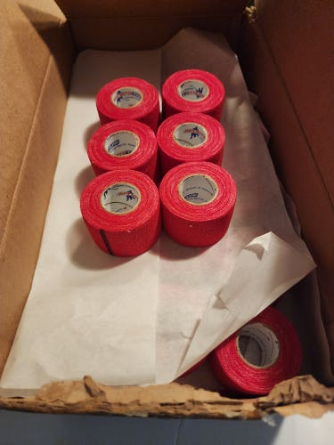 Sportstape Hockey Stick Grip Tape MESH STYLE RED