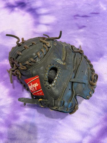 Black Rawlings Highlight Series LH Catcher's Baseball Glove 31.5" (Used)