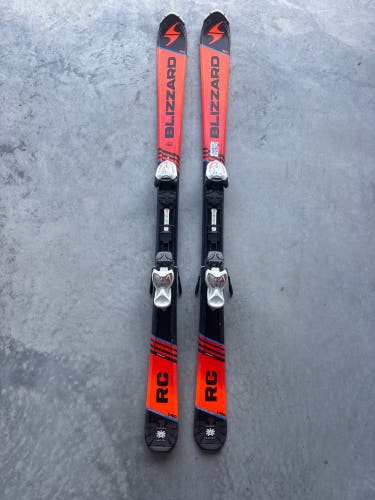 Blizzard RC 140 cm Racing Skis With IQ 7 Bindings (Used)