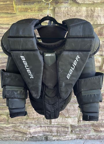Large Bauer Pro Series Goalie Chest Protector Pro Stock (Used)