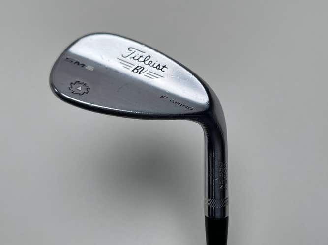 Titleist Vokey SM6 Tour Chrome Wedge 56* 14 Bounce F-Grind Wedge Steel Mens RH