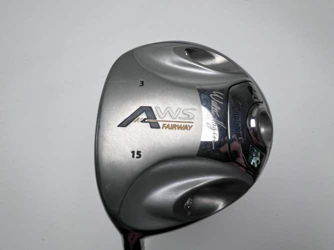 LEFTY Walter Hagen AWS Fairway 3 Fairway Wood 15* 400 Series Stiff LH