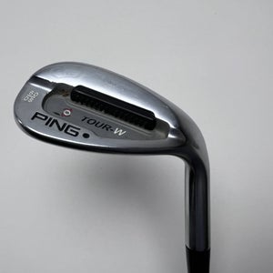 Ping Tour-W Brushed Silver Lob Wedge LW 60* 8 Bounce Black Dot AWT Stiff RH