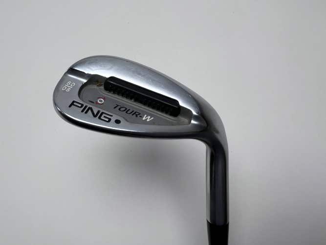 Ping Tour-W Brushed Silver Lob Wedge LW 60* 8 Bounce Black Dot AWT Stiff RH