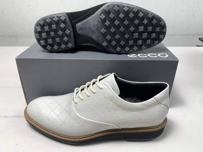 ECCO M Classic Hybrid Golf Shoes White Men's SZ 8-8.5 (EU 42) NIB