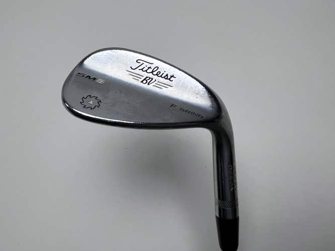 Titleist Vokey SM6 Tour Chrome Sand Wedge SW 56* 14 Bounce F-Grind Wedge RH