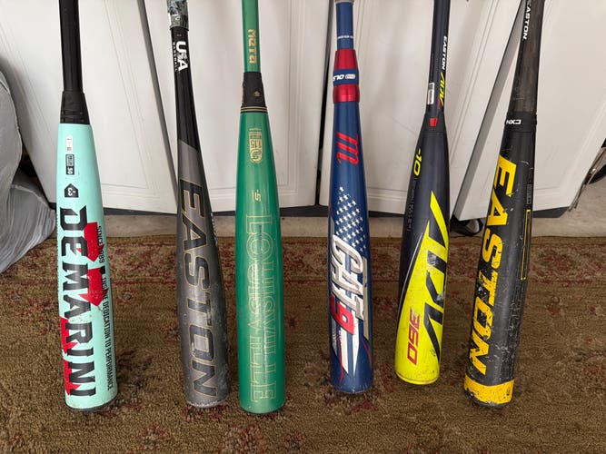 Used bats (price is for all) (sold separately or together)