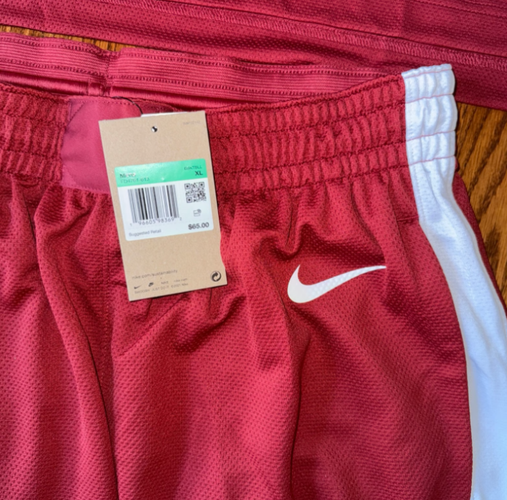 Nike Dri-Fit NCAA Alabama Crimson Tide #1 Basketball Jersey & Shorts Mens Sz XL