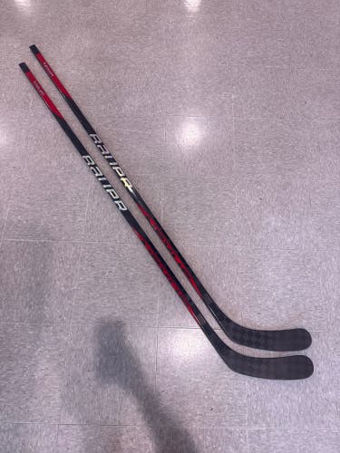 RED Senior Bauer Nexus Sync Hockey Stick Left Hand P92 87 Flex Pro Stock (New) 2 Pack