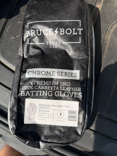 Large Bruce bolt Batting Gloves (brand New)
