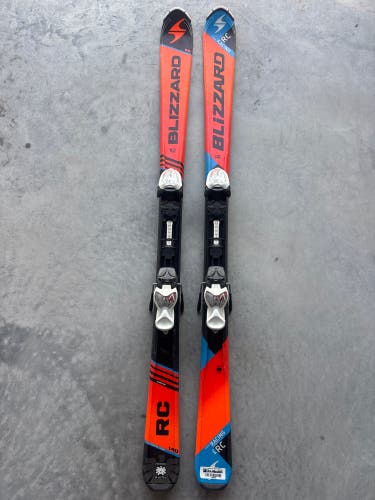 Blizzard RC 140 cm Racing Skis With IQ 7 Bindings (Used)