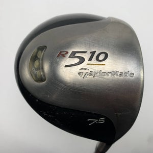 TaylorMade R510 Driver 7.5* MAS2 75g Stiff Graphite Mens RH