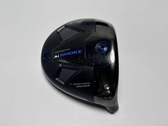 Callaway Paradym Ai Smoke Ti 340 Mini Driver 11.5* HEAD ONLY Mens RH