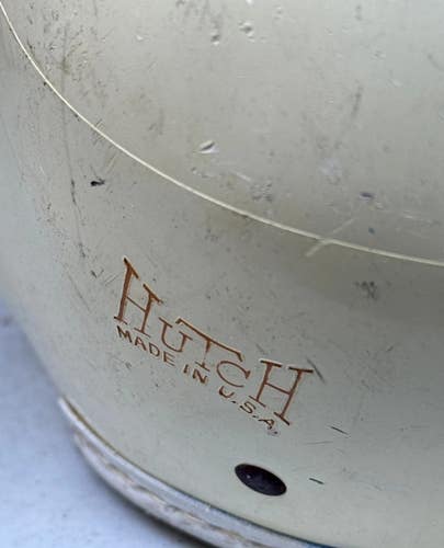 White Adult Large Vintage Helmet (Used)