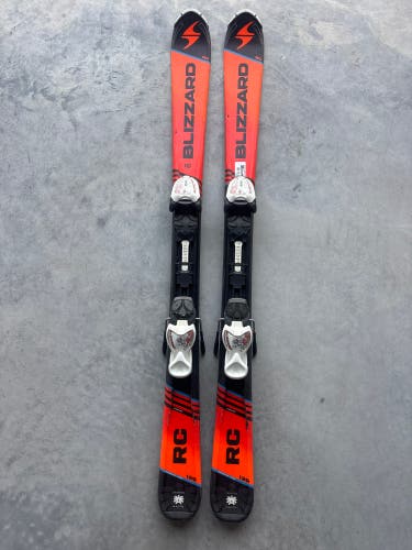 Blizzard RC 120 cm Racing Skis With IQ 4.5 Bindings (Used)