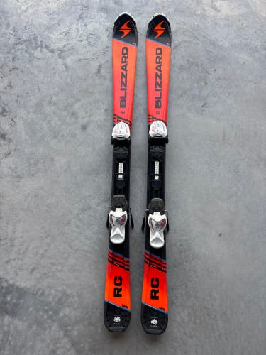 Blizzard RC 120 cm Racing Skis With IQ 4.5 Bindings (Used)