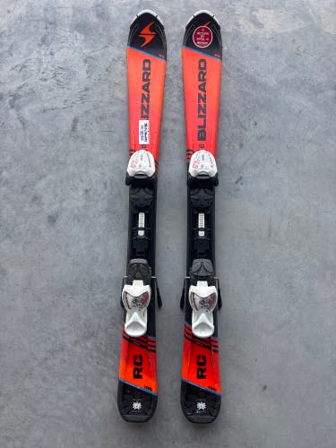 Blizzard RC 100 cm Racing Skis With IQ 4.5 Bindings (Used)