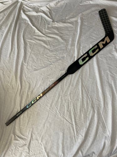 Senior CCM XF Pro Regular Goalie Stick 24" Paddle, rare P1 curve (Used)