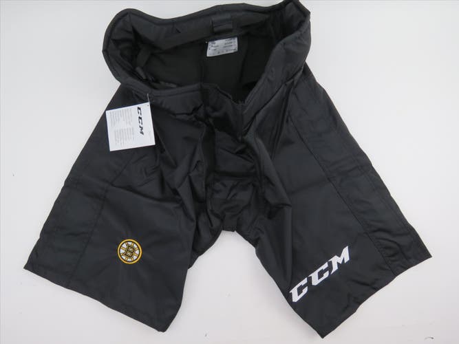 CCM Boston Bruins NHL Pro Stock Hockey Player 9K Girdle Pant Shell Large