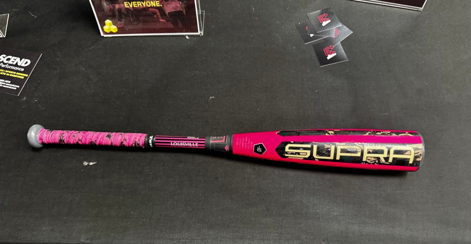 Pink Custom Louisville Slugger Supra Composite USSSA Certified Bat (-10) 17 oz 27" (Used)