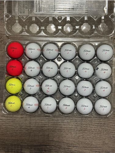24 Titleist TruFeel Golf Balls - 5A/4A Condition