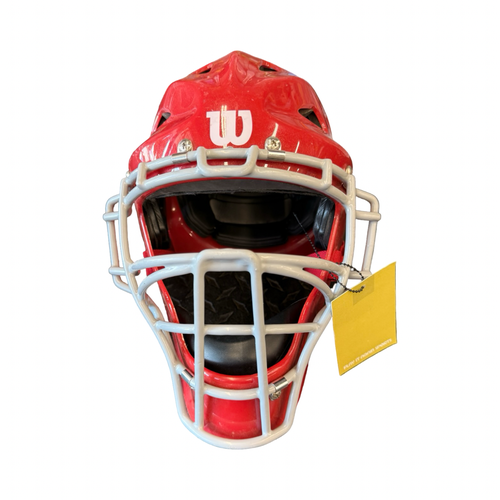 Used Wilson CATCHER Catchers Helmet w/Mask Red SM 10299-S000309609