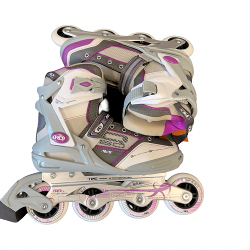 Used RollerDerby AERIO Q60 Senior Rec Fitness Skates Purple Senior 8 10299-S000312448