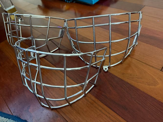 Three Senior Bauer Goalie  Mask Cages (Used) No Hardware