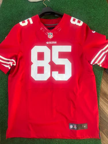 NWT $250 Nike Elite 49ers Vernon Davis Jersey Size 48