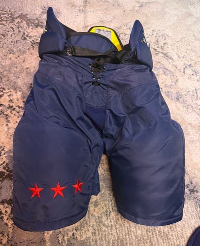CCM HPTK Pro Stock Hockey Pants - Size Large Washington Capitals Used