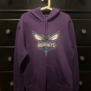 Charlotte Hornets Fanatics Pullover Hoodie Men’s Large Purple NBA Sweatshirt