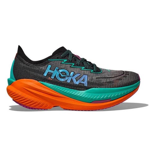 Hoka Mach X2  Black/Electric Aqua Women's Size 8 (New)