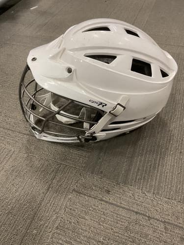 Used Cascade CPV-R Lacrosse Helmet White MD 11614-S000240966