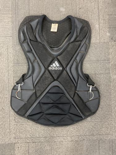 Used Adidas PRO SERIES Catchers Chest Protector Black Adult 11614-S000240943