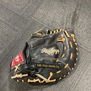 Used Rawlings GOLD GLOVE LEGEND BB/SB First Base LH Throw Black 11 1/2" 11614-S000240892