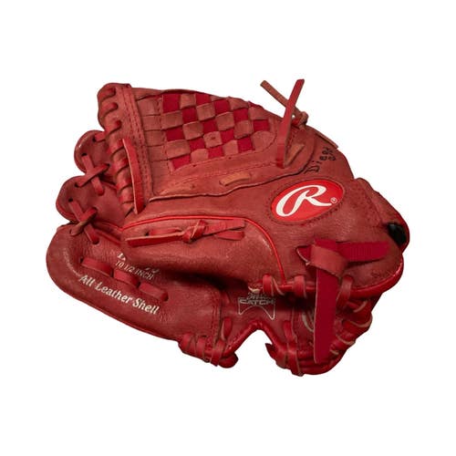 Used Rawlings HIGHLIGHT SERIES BB/SB Glove LH Throw Red 10 1/2" 11859-S000032456