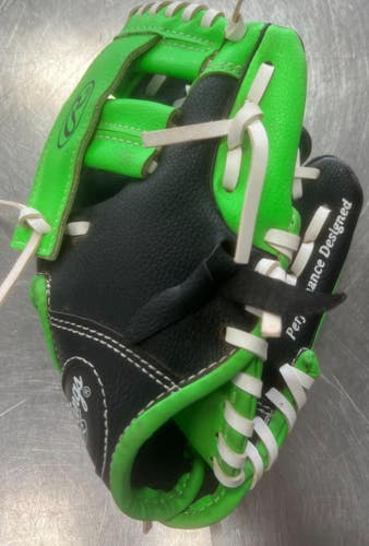 Used Rawlings PLAYERS SERIES BB/SB Glove T-ball Green 9" 11497-S000159915
