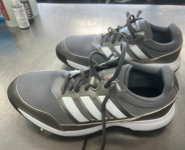 Used Adidas Mens Golf Shoes Grey Senior 10.5 11497-S000159884