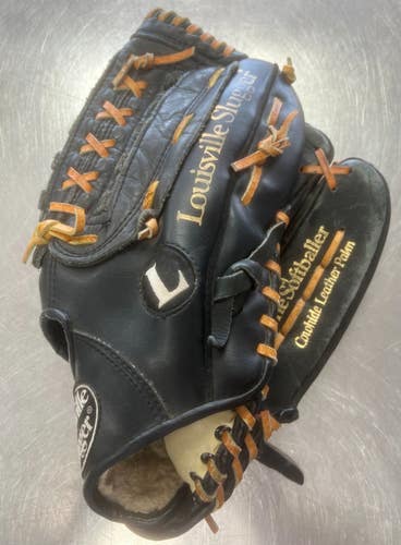Used Louisville Slugger THE SOFTBALLER BB/SB Glove RH Throw Black 13" 11497-S000159885