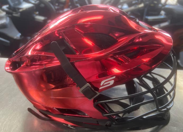 Used Cascade S RED Lacrosse Helmet Red One Size 11497-S000159880