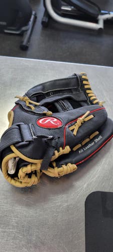 Used Rawlings 11.5 BB/SB Glove RH Throw Black 11 1/2" 11497-C000159864