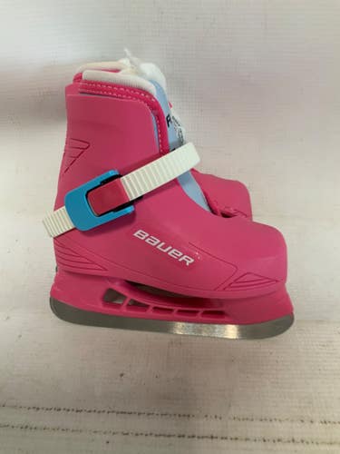 Used Bauer BAUER PINK STARBURST 6/7 Youth Hockey Skate Adjustable 11823-S000040907
