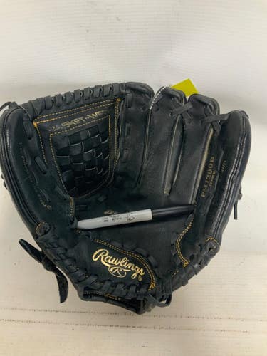 Used Rawlings PM1200B BB/SB Glove RH Throw Black 12" 11823-S000040894