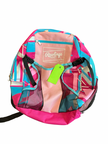 Used Rawlings BACKPACK BB/SB Player Backpack Pink 11682-S000136406