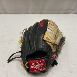 Used Rawlings GGE12HBCPT BB/SB Glove RH Throw Black 12" 11490-S000275790