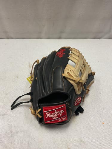 Used Rawlings GGE12HBCPT BB/SB Glove RH Throw Black 12" 11490-S000275790