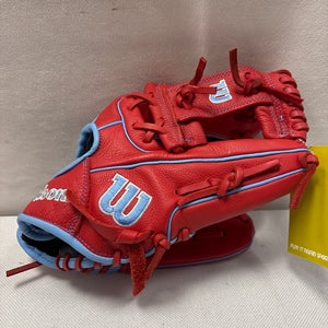 Used Wilson A550 A05RB25115 BB/SB Glove RH Throw Red 11 1/2" 11490-S000275767