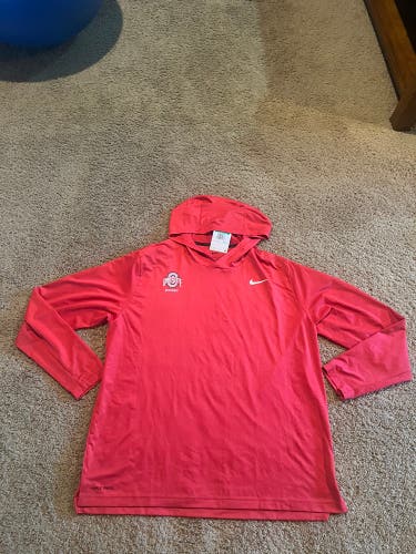 Nike Pro Ohio State Hockey Dri-FIT Hooded Training Shirt XL – New with Tags