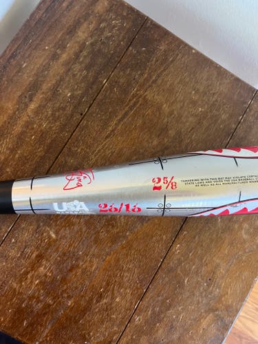 2025 Victus Vibe Alloy USABat Certified Bat (-10) 16 oz 26" (Used)