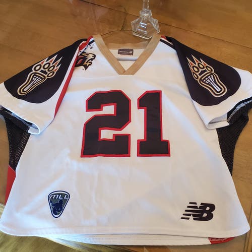 XL New Balance MLL NJ Pride Lacrosse Jersey Authentic
